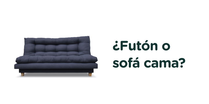 ¿Cuál es la diferencia entre futón y sofá cama?